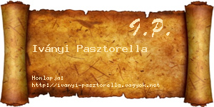 Iványi Pasztorella névjegykártya